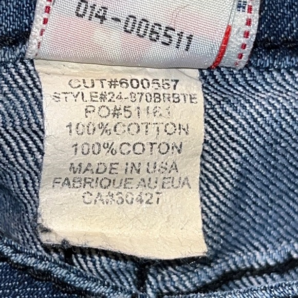 NWT True Religion Joey Super T Studded Jeans Size 27/32 - Picture 8 of 11